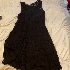 Black laced dress